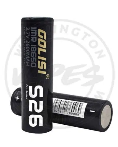 Golisi S26 High-drain 18650 Li-ion Battery 2pcs