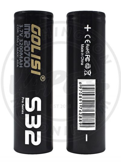 The Golisi S32 20700 3200mAh 30A 3.7V Battery 2pcs