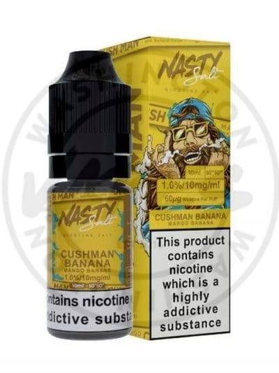 Nasty Juice Nic Salt 10ml - Cushman Banana