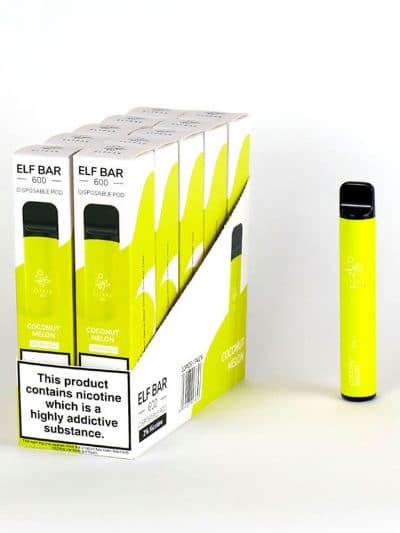 Elf Bar 600 Disposable Pod Coconut Melon 2% Nicotine