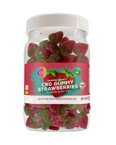 Orange County CBD Gummy Strawberries (Large)