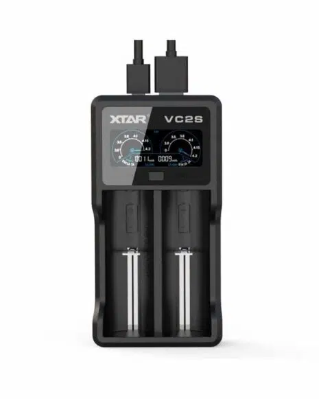 XTAR VC2S USB LCD Li-ion/Ni-MH Battery Charger