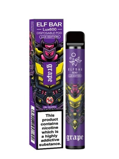 Elf Bar 600 Lux Edition Disposable - Grape