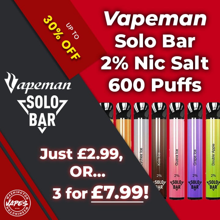 Vapeman Solo Bar Special Offer