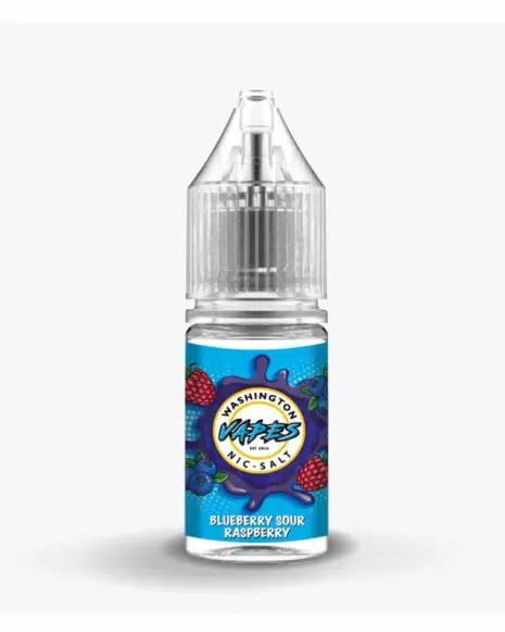 Washington Vapes Nic Salt 10ml - Blueberry Sour Raspberry - WV