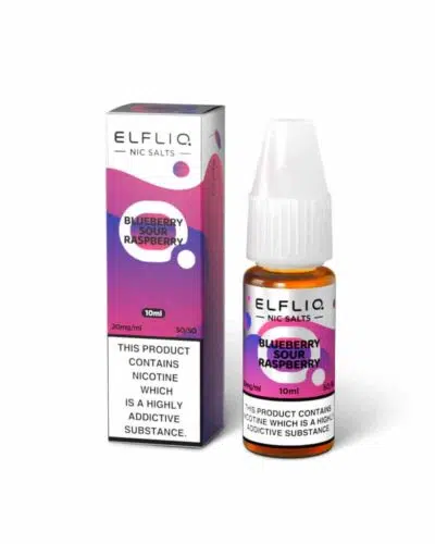Buy Elf Bar ELFLIQ Nic Salt 10ml - Blueberry Sour Raspberry - WV