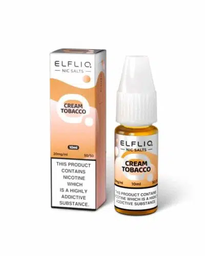 Elf Bar ELFLIQ Nic Salt 10ml - Cream Tobacco - WV
